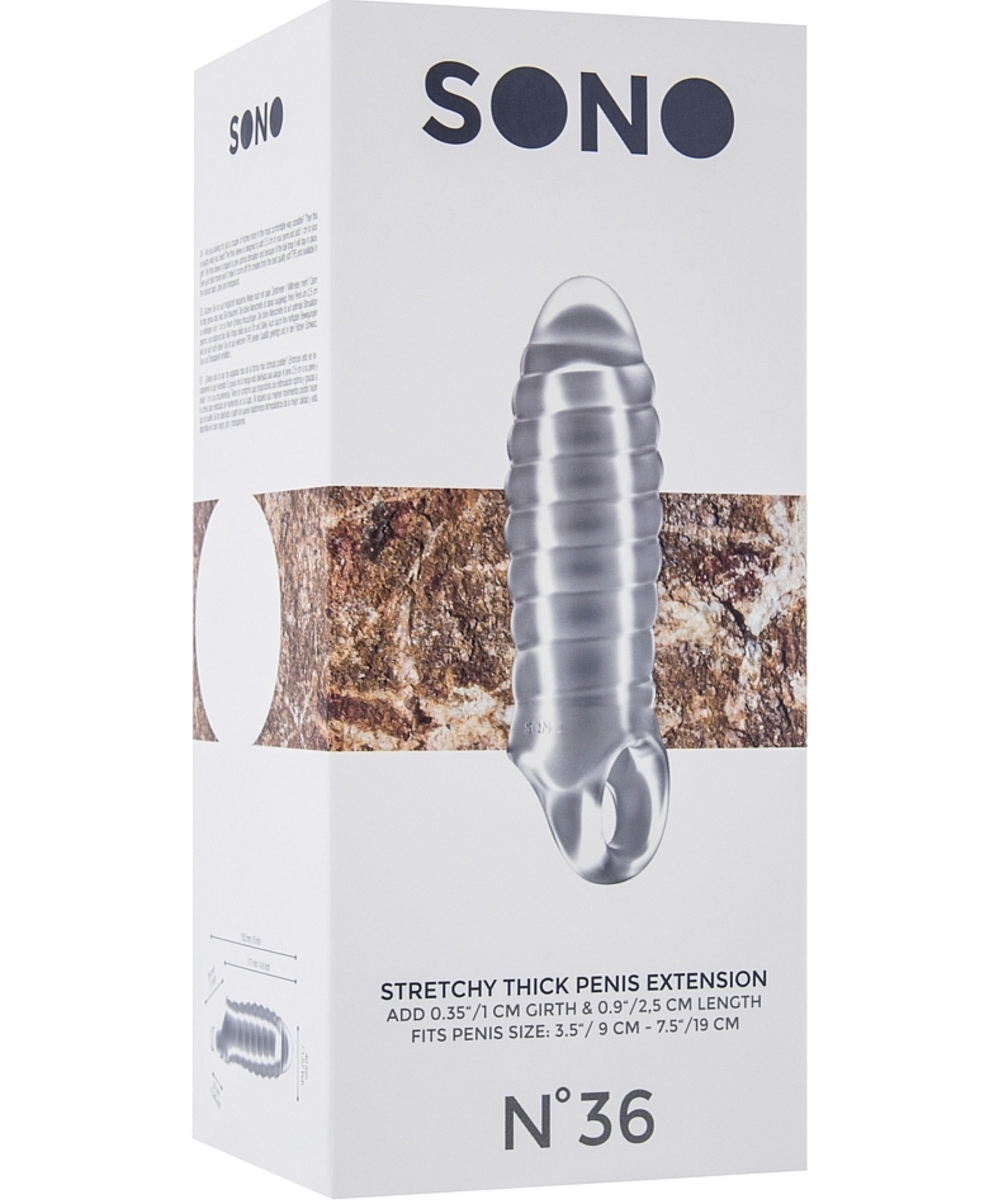 Sono NO36 Stretchy Thick Penis Extension