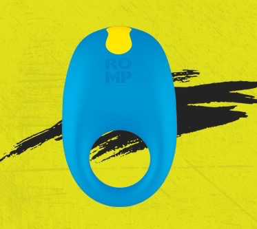 ROMP Juke Vibrating Cock Ring Blue
