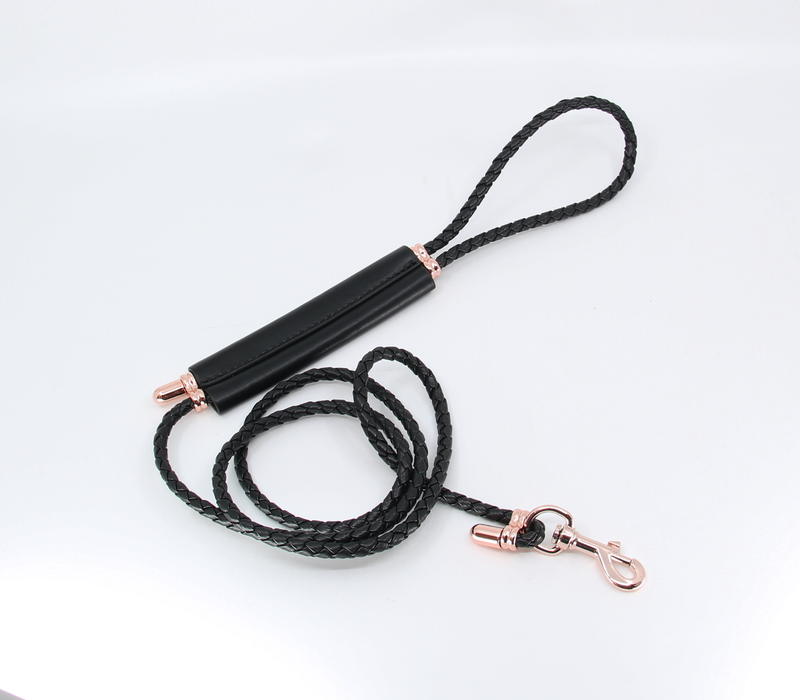 Love in Leather - Adjustable faux leather lead