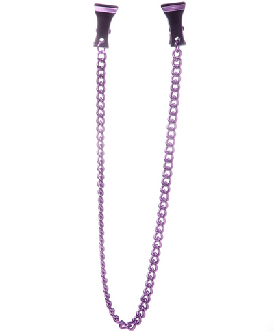 OUCH! Pinch Nipple Clamps With Chain