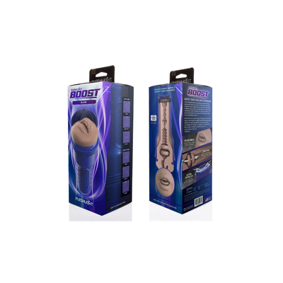 Fleshlight Boost Blow Realistic Oral Stroker --Adult Toys - Masturbators-Fleshlight-Danish Blue Adult Centres