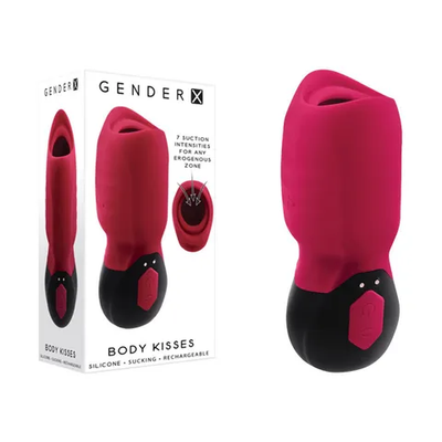 Gender X BODY KISSES Sucking Massager-Adult Toys - Vibrators - Clitoral Suction-Gender X-Danish Blue Adult Centres