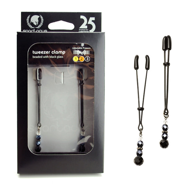 Spartacus - Tweezer Nipple Clamps Black