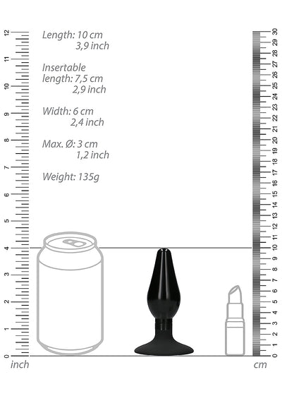 OUCH! Interchangeable Butt Plug Set Pointed Medium