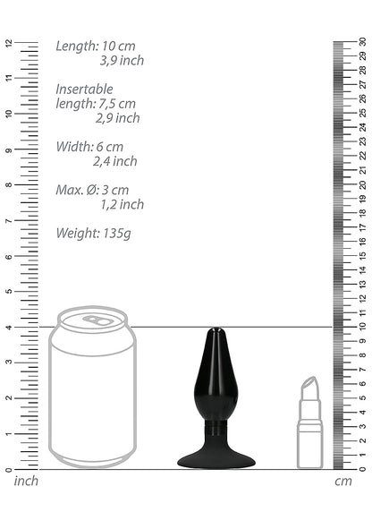 OUCH! Interchangeable Butt Plug Set Pointed Medium