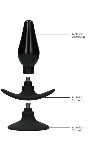 OUCH! Interchangeable Butt Plug Set Pointed Medium
