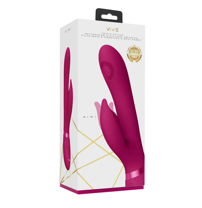 Vive Aimi Rabbit Vibrator --Adult Toys - Vibrators - Rabbits-Vive-Danish Blue Adult Centres