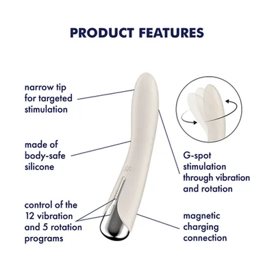 Satisfyer Spinning Vibe 1 Beige