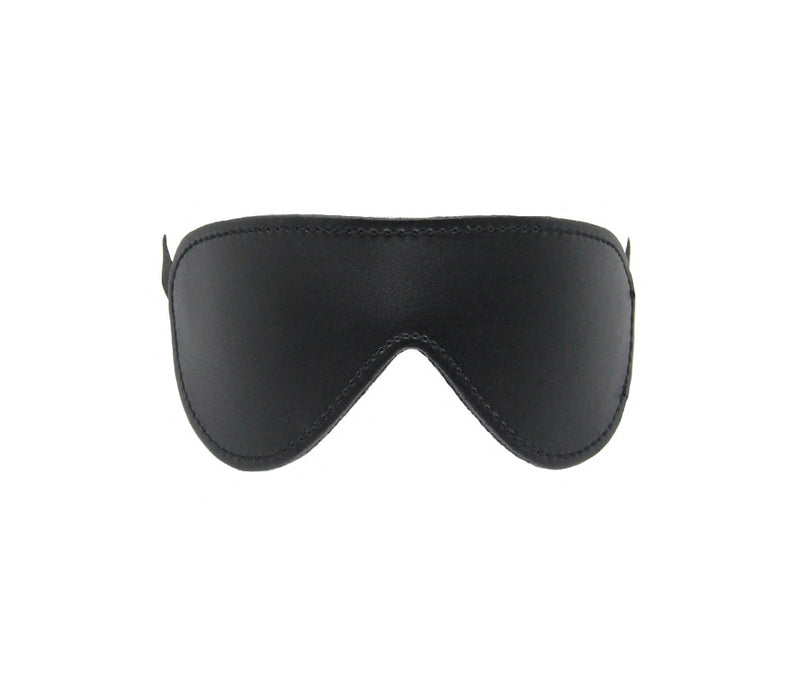 Love In Leather Faux Leather Faux Fur Lined Blindfold