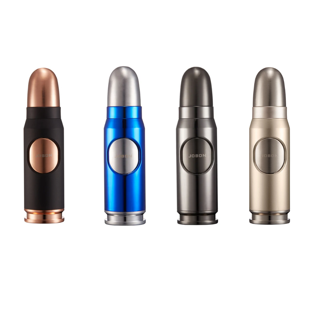 Jobon 596 Bullet Shape Jet Lighter-Lifestyle - Lighters - Jet Lighters-Jobon-Danish Blue Adult Centres