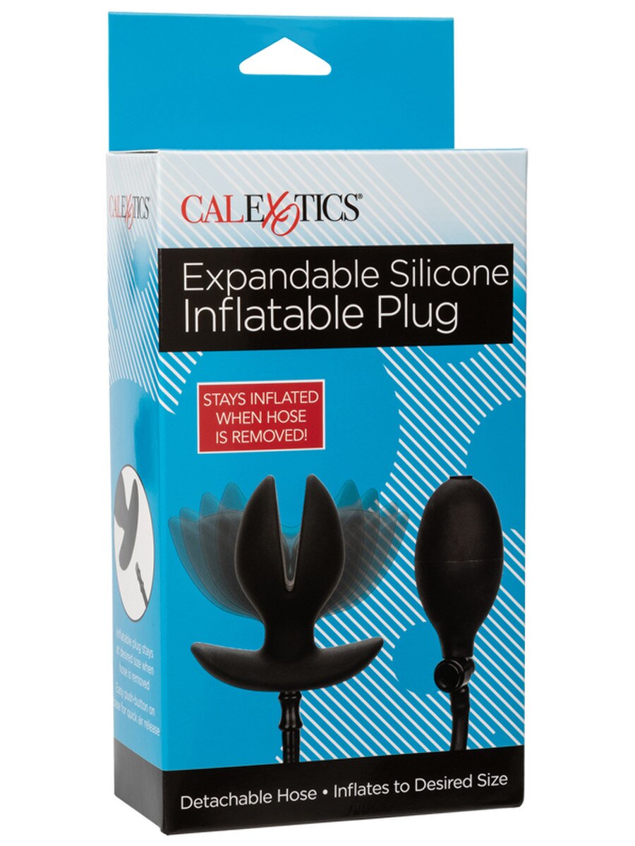 Expandable Silicone Inflatable Butt Plug