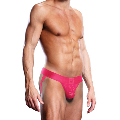 Prowler Jock Strap Pink Lace