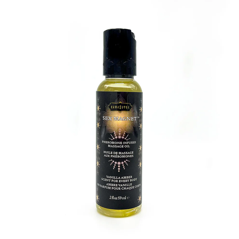 SEX MAGNET Pheromone Massage Oil Vanilla Amber 2 Fl Oz