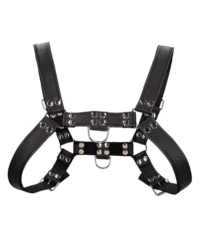 Chest Bulldog Harness Black