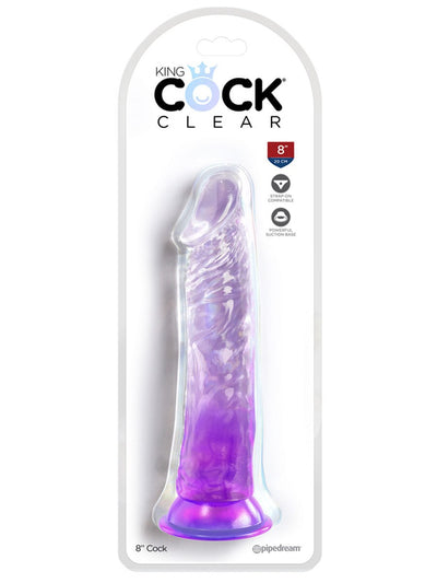 King Cock Realistic Dildo - Clear