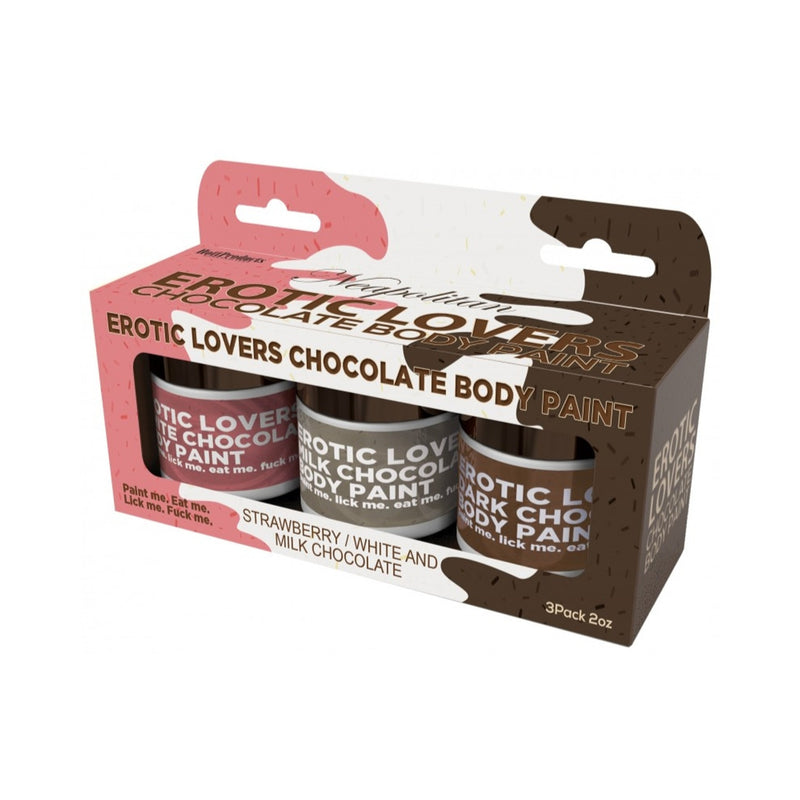 Erotic Chocolate Body Paints- 3 Pack