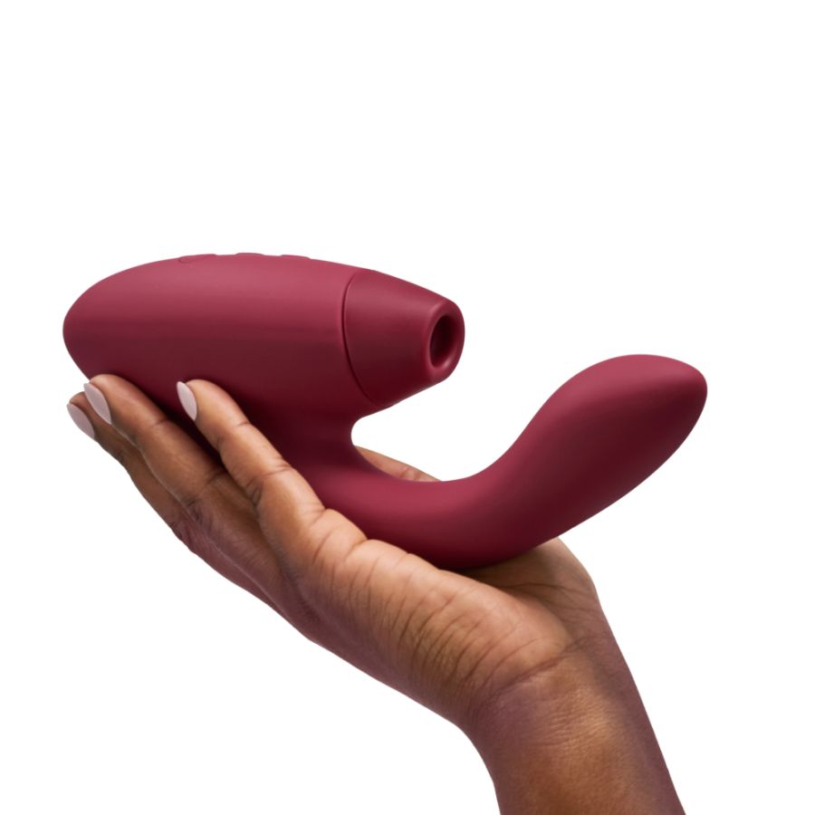 Close-up of Womanizer DUO 2 Pleasure Air clitoral stimulator