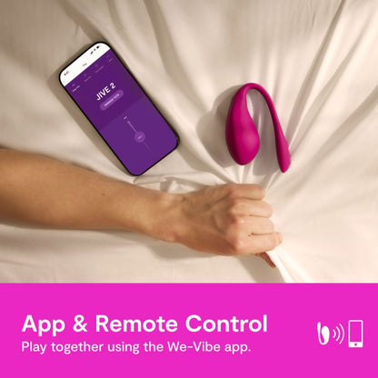 We-Vibe Jive 2 app control feature on phone
