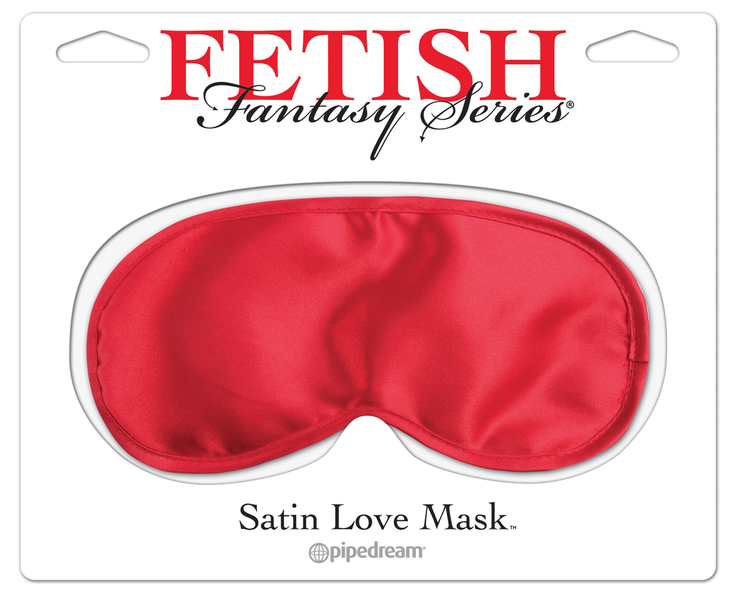 Pipedream Fetish Fantasy Series Satin Love Mask Red