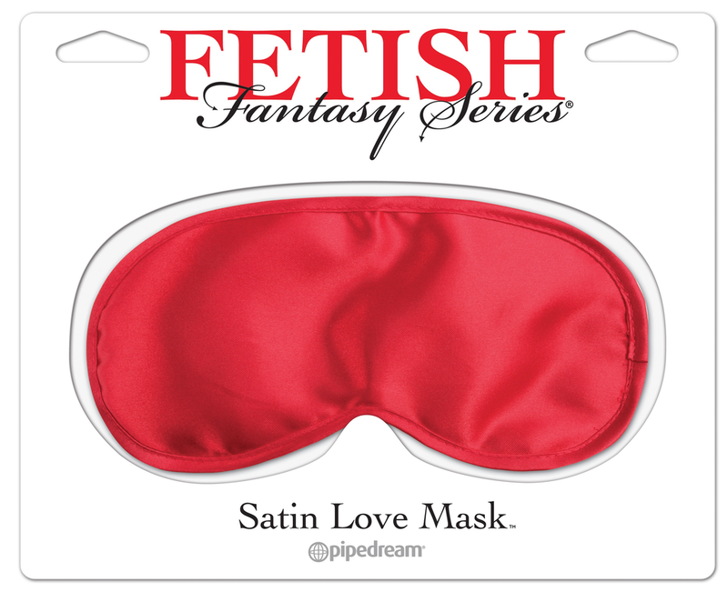 Pipedream Fetish Fantasy Series Satin Love Mask Red