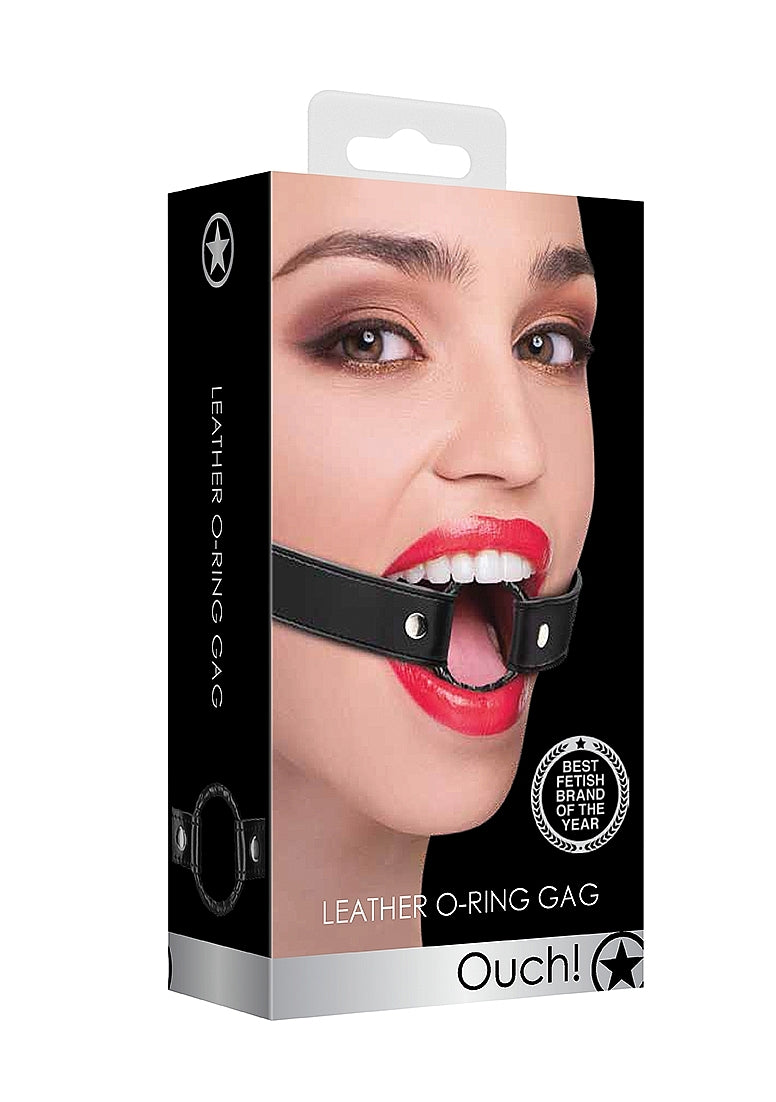 OUCH! Wrapped O-Ring Gag - Black