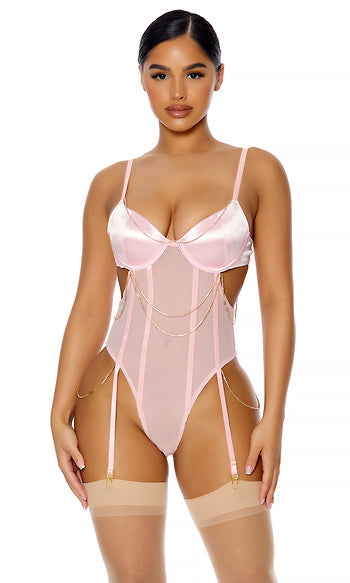 Forplay The Diamond Touch Teddy Pink Medium