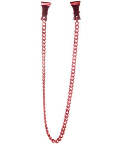 OUCH! Pinch Nipple Clamps With Chain