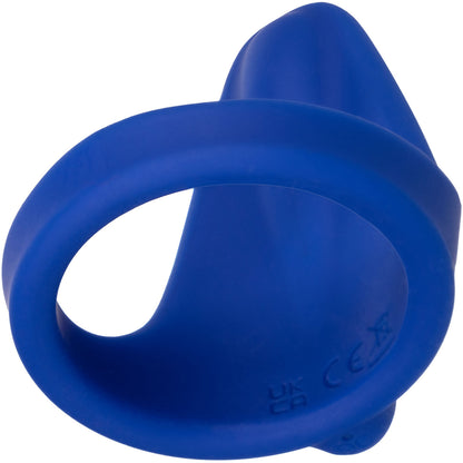 Admiral - Liquid Silicone Vibrating Perineum Massager Cock Ring-Adult Toys - Cock Rings - Vibrating-CalExotics-Danish Blue Adult Centres