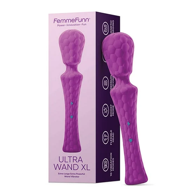 Femme Fun Ultra Wand XL Purple-Adult Toys - Vibrators - Wands-Femme Funn-Danish Blue Adult Centres