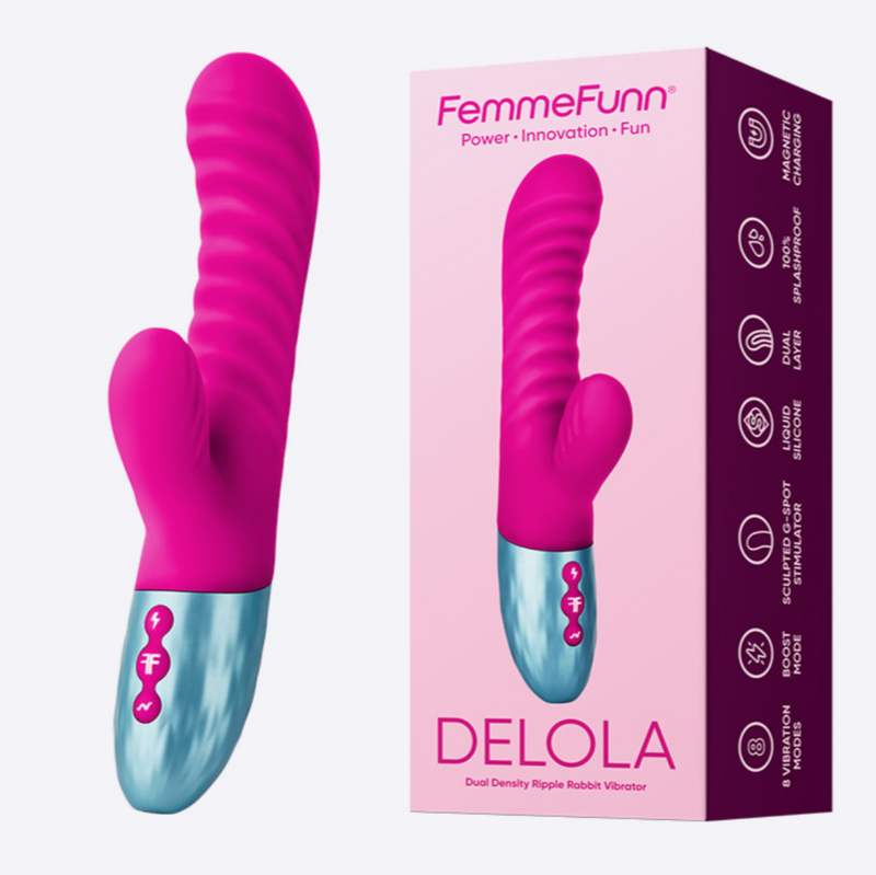 Femme Funn Delola-Adult Toys - Vibrators - Rabbits-Femme Funn-Danish Blue Adult Centres