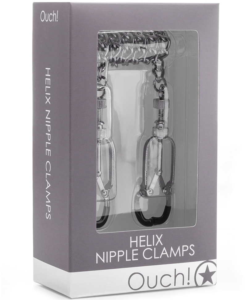 OUCH! Metal Helix Nipple Clamps