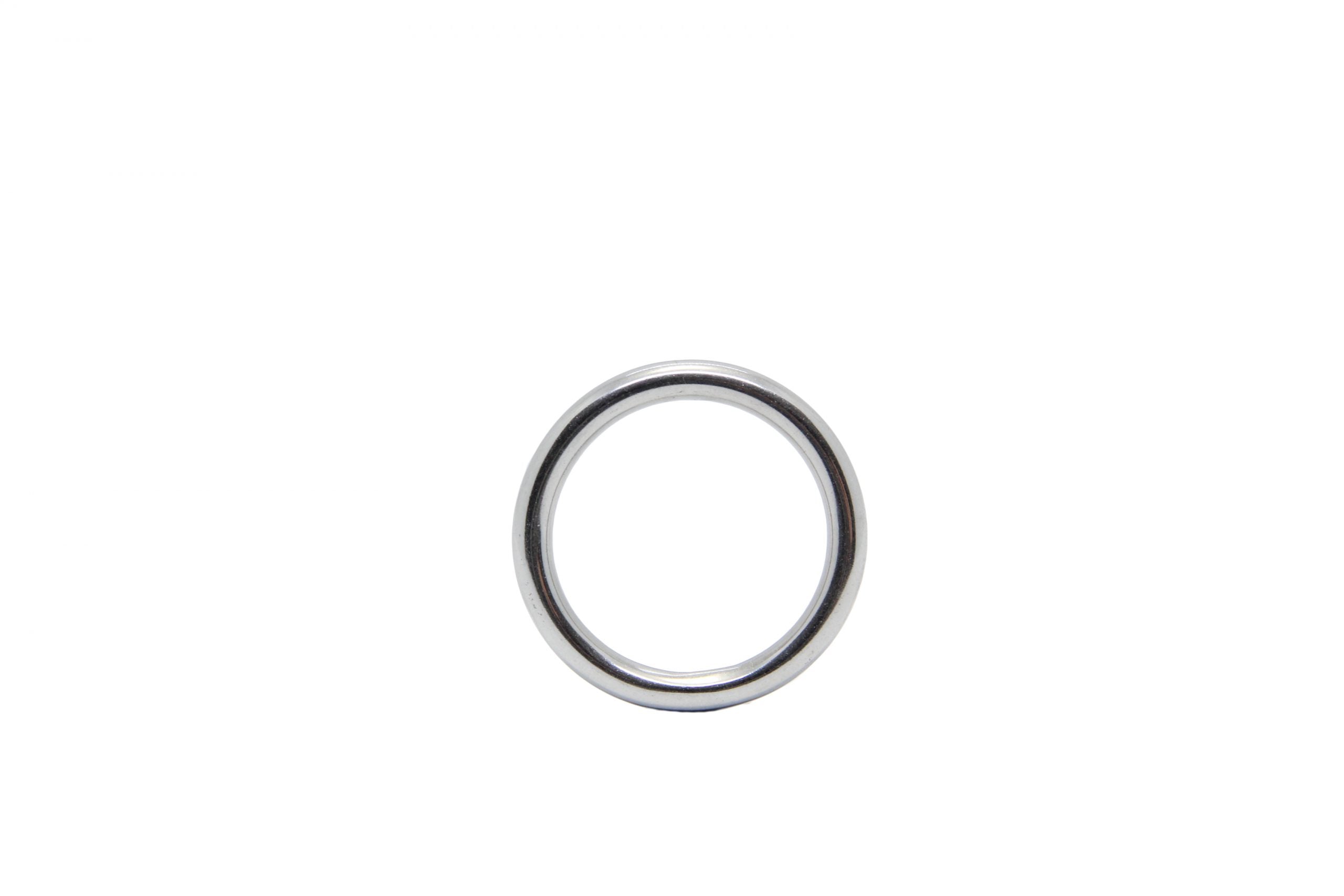 Love In Leather - Stainless Steel Cock Ring - Torque Style