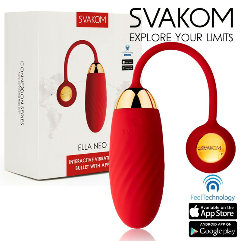 Svakom - Ella Neo - Bullet w/ App-Adult Toys - Vibrators - Remote Controllable-Svakom-Danish Blue Adult Centres
