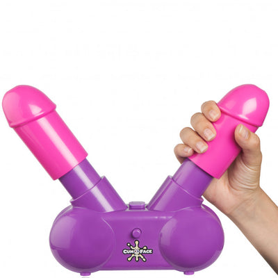 Cum Face - Duel Pump Action Penis Game-Novelty - Games-Creative Conceptions-Danish Blue Adult Centres