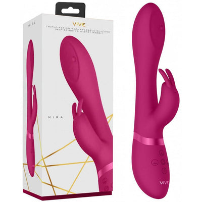 Vive Mira Spinning G Spot Rabbit-Adult Toys - Vibrators - Rabbits-Vive-Danish Blue Adult Centres