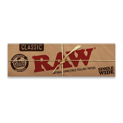 RAW Classic Rolling Papers Single Wide Single Window-Lifestyle - Smoking Accessories-RAW-Danish Blue Adult Centres