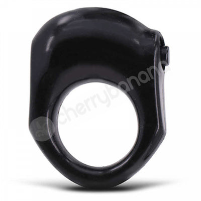 Buzz-Cock Alpha Vibrating Silicone Cock Ring (Black)-Unclassified-Seven Creations-Danish Blue Adult Centres
