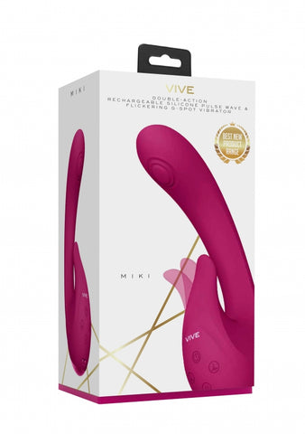 Shots Vive - Miki Pulse Wave Rabbit Vibrator-Adult Toys - Vibrators - Rabbits-Vive-Danish Blue Adult Centres