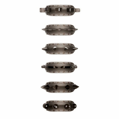 Zero Tolerance Cockstars - Set of 6 Cock rings (Black)-Unclassified-Zero Tolerance-Danish Blue Adult Centres