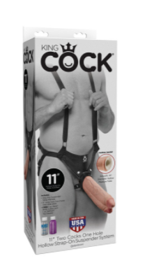 King Cock Strapons-Adult Toys - Strap On - Kits-King Cock-Danish Blue Adult Centres