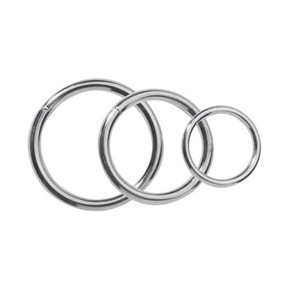 Spartacus Metal Cock Ring Set - 3 Rings (Chrome)-Adult Toys - Cock Rings-Spartacus-Danish Blue Adult Centres