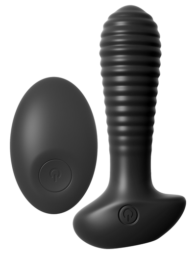 Pipedream Anal Fantasy Elite Collection Remote Control Anal Teaser (Black)-Adult Toys - Anal - Plugs-Pipedream-Danish Blue Adult Centres