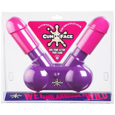 Cum Face - Duel Pump Action Penis Game-Novelty - Games-Creative Conceptions-Danish Blue Adult Centres