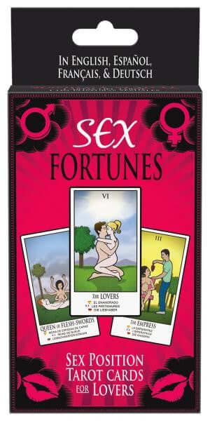 Sex Fortunes Tarot Cards for Lovers Game-Novelty - Cards-Kheper Products-Danish Blue Adult Centres