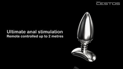 Nexus Cestos Aluminium Remote Control Vibrating Butt Plug