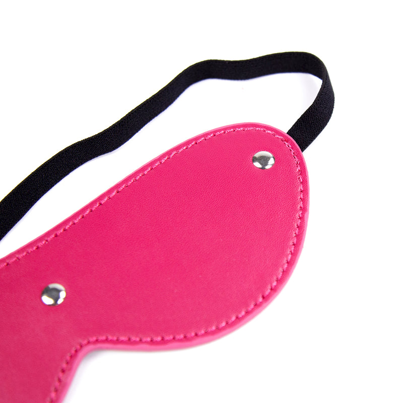 Poison Rose Faux Leather Stud Blindfold