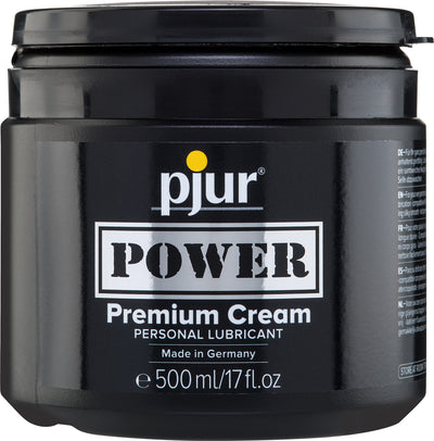 Pjur Power Premium Cream 500ml (17 fl.oz)-Lubricants & Essentials - Lube - Fisting-Pjur-Danish Blue Adult Centres