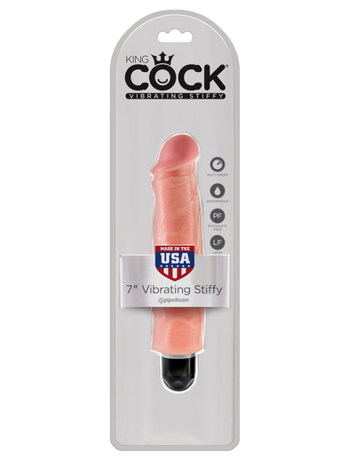 King Cock Vibrating Stiffy-Adult Toys - Dildos - Vibrating-King Cock-Danish Blue Adult Centres