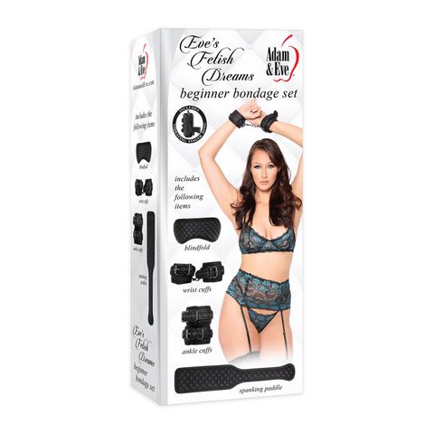 Adam & Eve Fetish Dreams Beginner Bondage Set-Bondage & Fetish - Kits-Adam & Eve-Danish Blue Adult Centres