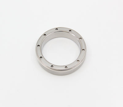 Love In Leather - Stainless Steel Cock Ring - Knurled Edge-Adult Toys - Cock Rings - Metalsteel-Love In Leather-Danish Blue Adult Centres